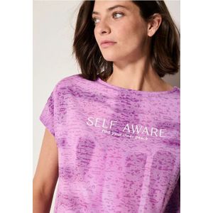 CECIL - T-shirt - Lichtgewicht - Zwart - Zachte Materiaalmix