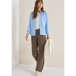 Cecil Dames Cosy vest met ritssluiting in Blauw, Gr: XXL