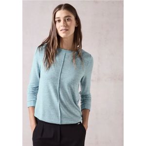 Cecil Dames Shirt met lange mouwen in Blauw, Gr: XL