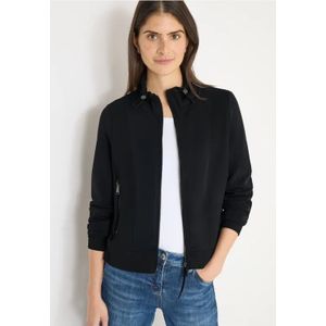 Cecil Dames Sportief sweatjack in Zwart, Gr: L