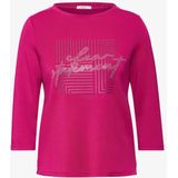 Cecil - Dames Shirt - Pink - 3/4-mouwen - Grafische Print