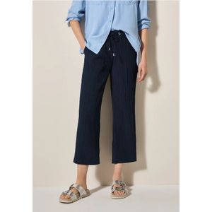Cecil - Stoffen Broek - Universal Blue - Style Neele