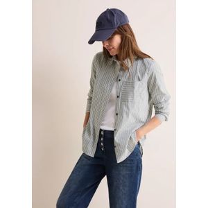 Cecil - Gestreept - Blouse - Multicolour - Katoenmix met Stretch