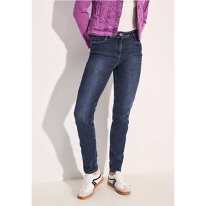 Cecil Dames Slanke jeans in Blauw, Gr: 25