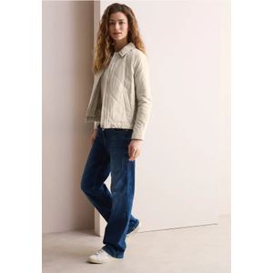 Cecil - Lichtgewicht Jas - Gewatteerd Patroon - Overhemdkraag - Zijzakken - Trekkoord