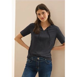 Cecil Dames Shirt in tuniek-look in Grijs, Gr: XL