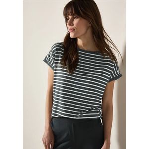 Cecil - Gestreept Shirt - Groen - Dames - XXL