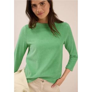 Cecil - Shirt - Fennel Green - 3/4 Mouwen