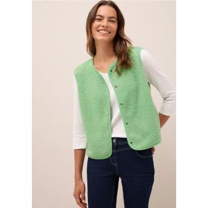 Cecil Dames Wollen gilet in Groen, Gr: L
