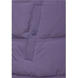 Cecil - Vest - Paars - Gewatteerd - Met Capuchon