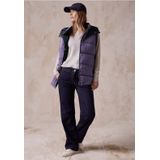 Cecil - Vest - Paars - Gewatteerd - Met Capuchon