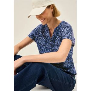 Cecil Dames Shirt in Blauw, Gr: L