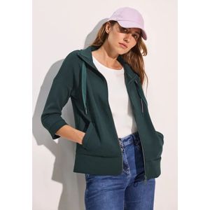 Cecil Dames Jas met sjaalkraag in Groen, Gr: L