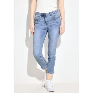 Cecil Dames 7/8-jeans in Blauw, Gr: 33