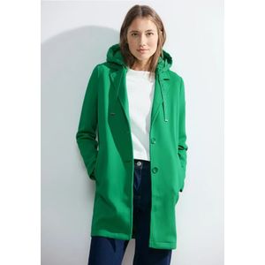 Cecil Dames Lange scuba blazer in Groen, Gr: XXL