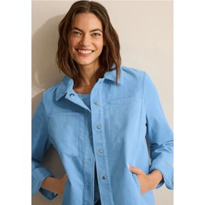 Cecil - Corduroy Overhemd - Blauw - Dames