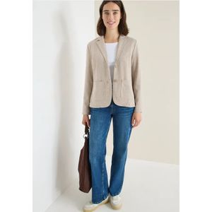 Cecil Dames Blazer visgraat in Wit, Gr: L