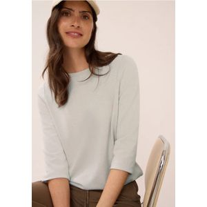 Cecil Dames Shirt met glitterdetails in Beige, Gr: L