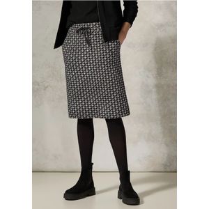 Cecil Dames Jacquard rok in Zwart, Gr: XL
