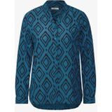 CECIL - Chemisier Long - Celestial Aqua Blue - Viscose Zacht