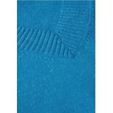 Cecil - Korte Fijn Gebreide Trui - Turkoois - Zachte Materiaalmix