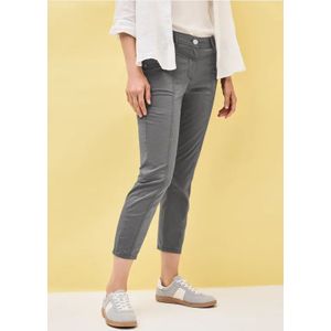Cecil Dames 7/8 straight legs broek in Grijs, Gr: 25
