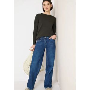 Cecil Dames Shirt in effen kleur in Groen, Gr: L