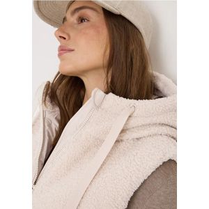 Cecil Dames Vest met structuurmix in Wit, Gr: L