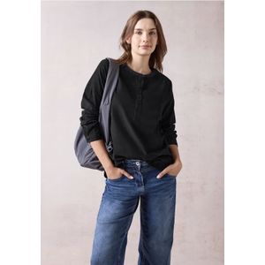 Cecil Dames Corduroy blouse in Grijs, Gr: L