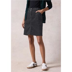 Cecil - Scarlett - Corduroy Rok - Grijs - Knielang