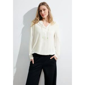 Cecil Dames Dobby tuniekblouse in Wit, Gr: L