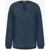 CECIL - Gestreepte Blouse - Blauw - Modalmix