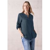 CECIL - Gestreepte Blouse - Blauw - Modalmix
