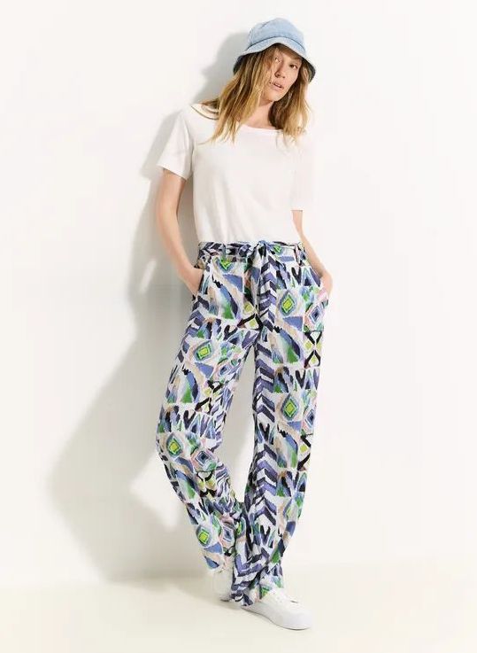 CECIL - Neele - Harembroek - Print - Zachte Viscose - Loose Fit