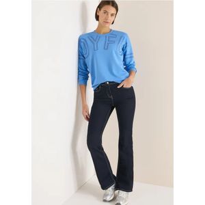 Cecil Dames Shirt met print aan de voorkant in Blauw, Gr: L