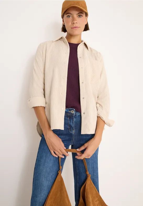 Cecil - Velours Overhemd - Dames