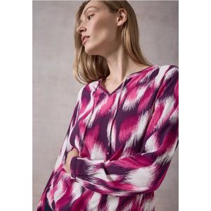 Cecil Dames Bedrukte blouse in Pink, Gr: XL