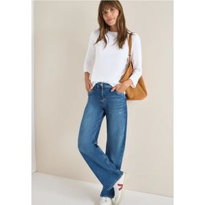 Cecil Dames Basic onderzeeër shirt in Wit, Gr: L