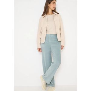 Cecil - Cordbroek Neele - Light Mint Blue - Met Elastische Taille