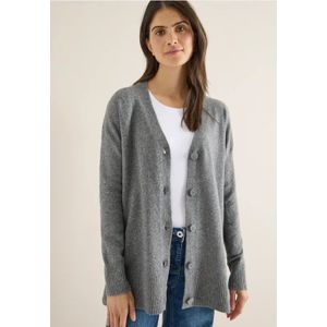 Cecil Dames Vest met knoopsluiting in Grijs, Gr: L