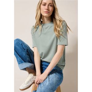 Cecil Dames Gestreept shirt in Groen, Gr: M