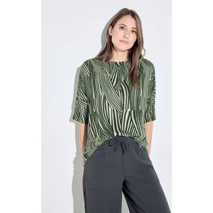 Cecil - Oversized T-shirt - Groen - Dames