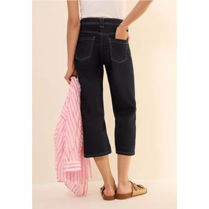 Cecil Dames 3/4 spijkerbroek gespoeld in Blauw, Gr: 27