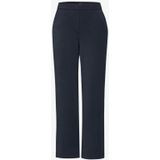 Cecil - Damespantalon - Blauw - Los Model - Hoge Taille - Wijde Pijpen