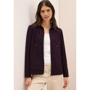 Cecil Dames Sweatjack met textuur in Rood, Gr: L