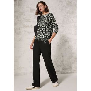 Cecil Dames Bedrukt overhemd in Grijs, Gr: XS