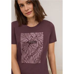 Cecil Dames Shirt met print in Rood, Gr: L