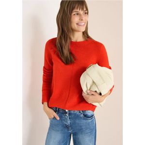 Cecil Dames Zachte trui in Oranje, Gr: 3XL
