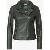 Cecil - Bikerjack - Zwart - Gevoerd - Dames