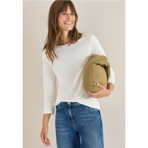 Cecil - Dames Basic Onderzeeër Shirt - Wit